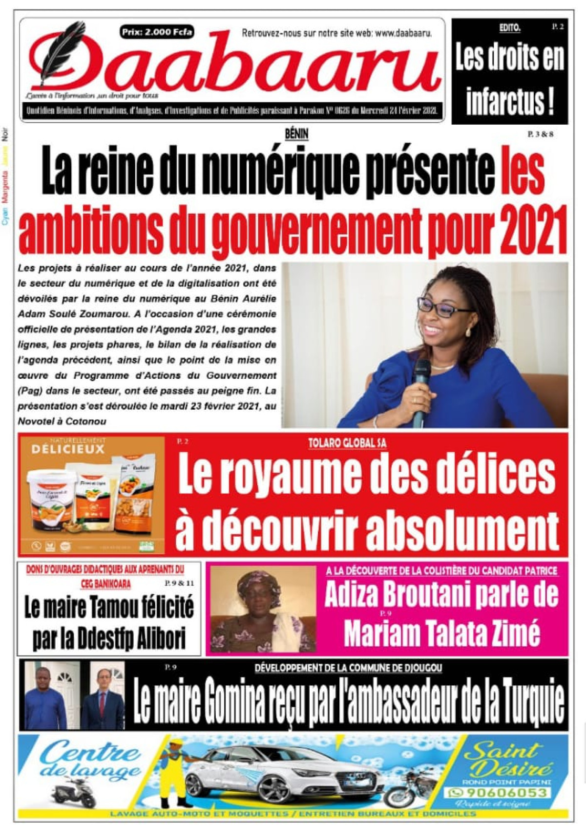 Parution du mercredi 24 février 2021