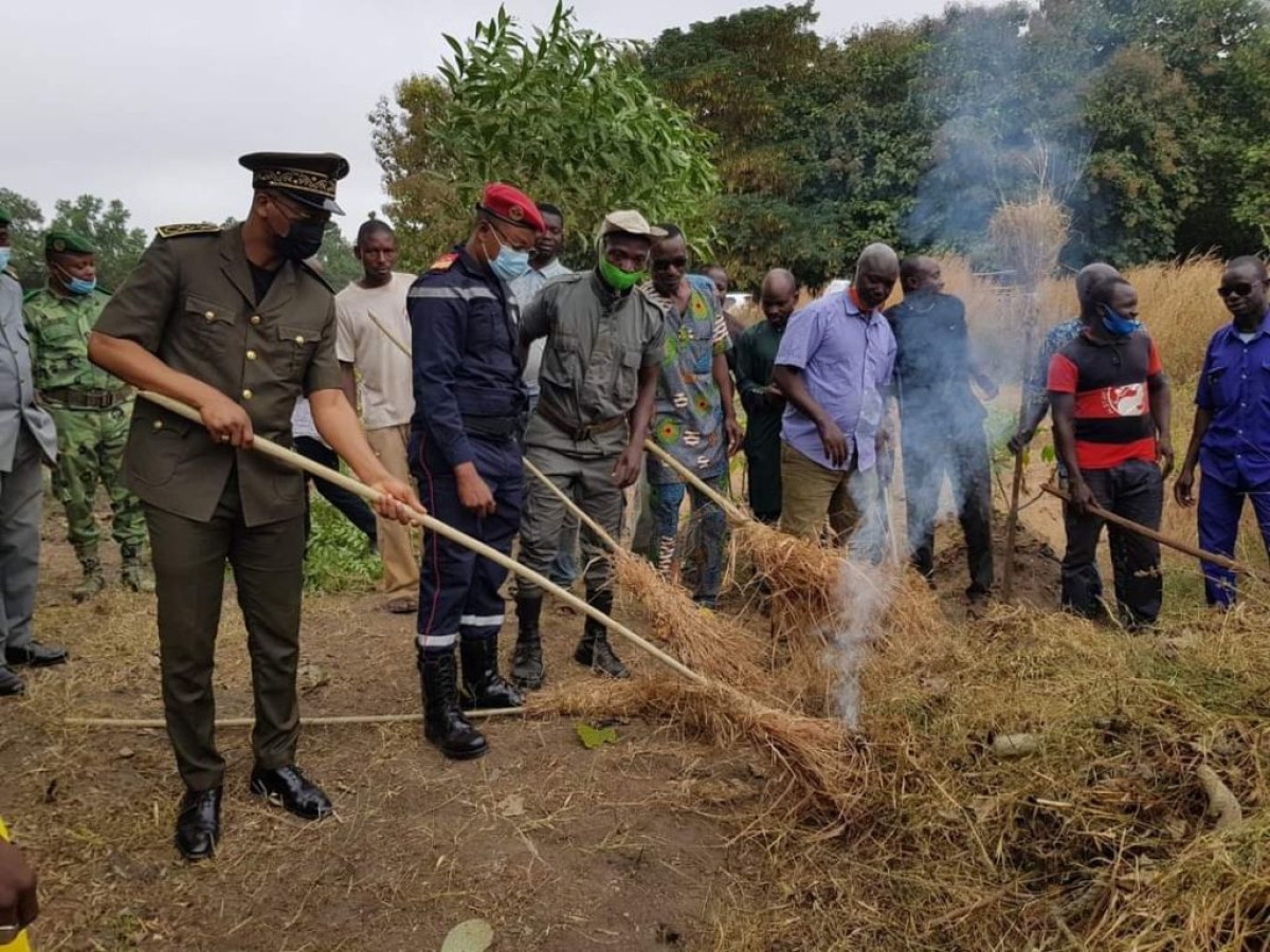 ALLUMAGE DES FEUX PRECOCES DANS LE BORGOU : Le préfet Cissé lance la campagne 2021-2022