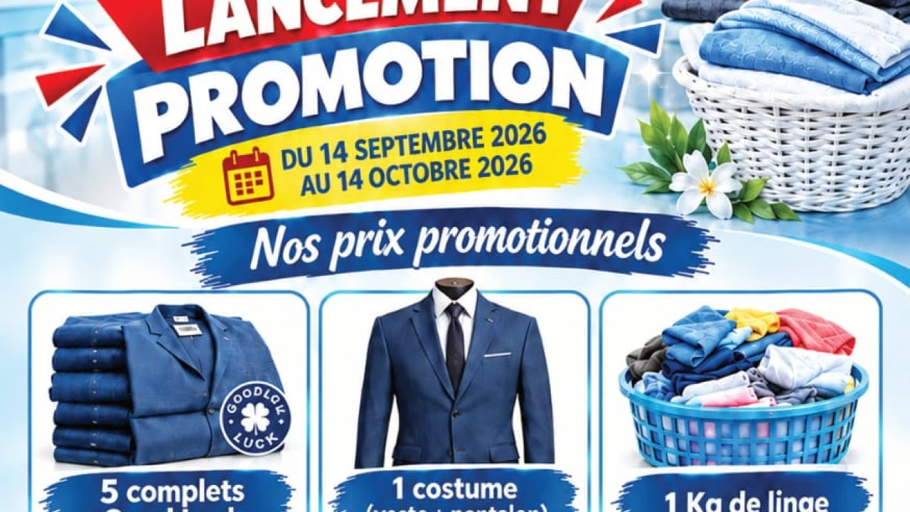 Ouverture du pressing Blanc sur blanc à Parakou: optez pour des vêtements propres à moindre coût