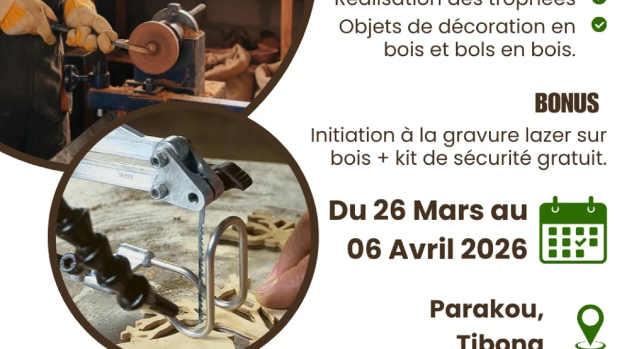 Chantournage et tournage du bois à Parakou: Moctar Baba-Kennen lance une formation