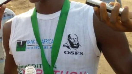 12E EDITION DU MARATHON SALESIEN DE PARAKOU : Rock Ahouantchédé sacré champion  .Pari gagné pour les oblats de Saint François de Sales