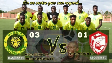 17E JOURNÉE/ SUPER LIGUE PRO :  Damissa bat Requins avant l&rsquo;assaut de Béké
