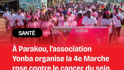 4è édition de la marche rose à Parakou: l'association Yonba dit non au cancer du sein