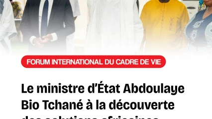 4è édition du forum international du cadre de vie: le Président Bio Tchané s’imprègne des solutions africaines