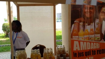 50E ANNIVERSAIRE DE LA CPCCAF À COTONOU : Amdagri présente ses jus de fruits naturels et son eau embouteillée