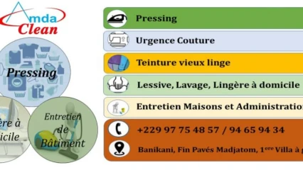 AMDA CLEAN,  C&rsquo;est la solution à tout problème de pressing