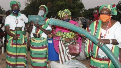 APPUI DU CANADA AU GOUVERNEMENT BENINOIS FACE A LA COVID 19 : Le Ceped dote des groupements de femmes de N&rsquo;Dali d&rsquo;équipements