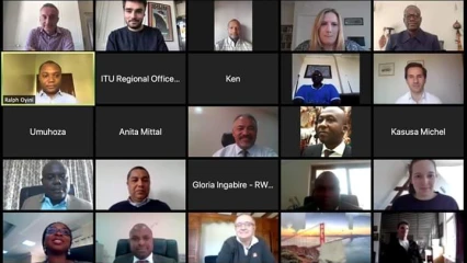 ATELIER SUR LA MISE EN PLACE DE SYSTÈMES INTEROPÉRABLES D&rsquo;IDENTITÉ NUMÉRIQUE EN AFRIQUE : Aurélie Adam Soulé et Lancia Koné lancent les travaux à travers une visioconférence
