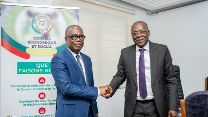 Audience au conseil économique et social: Abdoulaye Bio Tchané reçoit l'Ordre des experts-comptables et comptables agréés du Bénin
