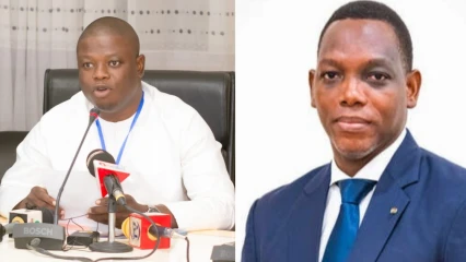 AUDIENCE AU MINISTÈRE DE LA JUSTICE : Barnabas Orou Kouman présente l&rsquo;Unamel-Bénin à Yvon Détchénou . Le Garde des Sceaux disposé à accompagner l&rsquo;Unamel-Bénin