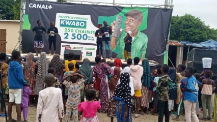 AVEC LA NOUVELLE FORMULE KWABO, Canal+ devient accessible à 2500F seulement . Profitez de plus de 250 chaînes . La nouvelle offre présentée aux populations du septentrion