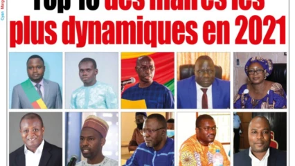 BENIN : Top 10 des maires les plus dynamiques en 2021