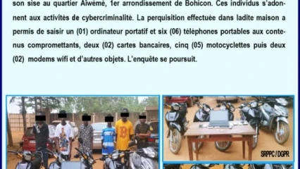 BOHICON : Six présumés cybercriminels interpellés