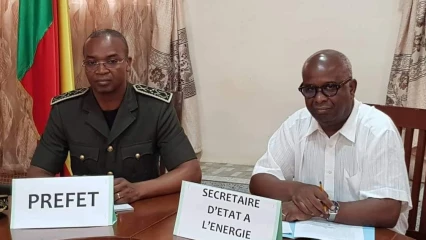 BORGOU/VISITE DE TRAVAIL DU SECRÉTAIRE D&rsquo;ETAT À L&rsquo;ENERGIE : Le Préfet Cissé satisfait des échanges avec les maires 