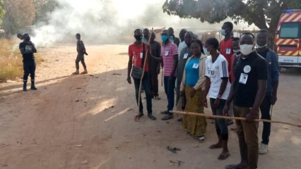 CAMPAGNE DE SALUBRITÉ A BANIKOARA : Le marché central assainit