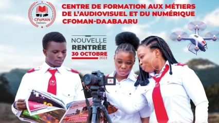 CENTRE DE FORMATION AUX MÉTIERS DE L&rsquo;AUDIOVISUEL ET DU NUMÉRIQUE (CFOMAN-DAABAARU) : Tout ce qu&rsquo;il faut savoir sur les filières disponibles  . La rentrée prévue pour le 30 octobre prochain