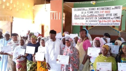 COMMÉMORATION DE LA JIF 2023 À DJOUGOU : El Hadj Zoulkifirou Mako initie une formation à l&rsquo;intention des femmes