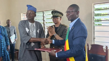 Commune de Tchaourou: le maire Rafiou Owotche prend les rênes des mains de Dominique Awo Jonathan