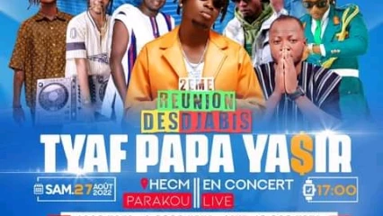CONCERT À HECM PARAKOU : Tyaf promet un show inédit demain à ne pas rater