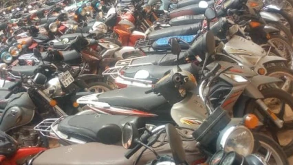 DÉPARTEMENT DE L&rsquo;OUÉMÉ :  Plus de 30 motos saisies pour faute de pièces