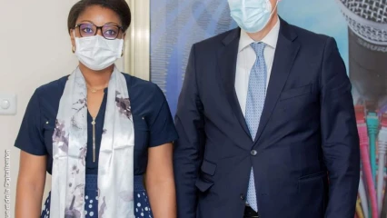 DEVELOPPEMENT DU SECTEUR DU NUMERIQUE AU BENIN : L&rsquo;ambassadeur Derus au cabinet de Aurélie Adam Soulé