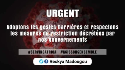 FACE A LA PROPAGATION DU COVID-19,  Reckya Madougou se met dans la lutte