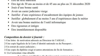 FOOTBALL : L’académie Sports-Etudes Afrique Espoirs Recrute deux entraîneurs