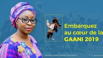 GAANI 2019 A NIKKI  Le ministre : Aurélie Adam Soulé invite le peuple béninois