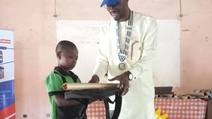 GRÂCE AU ROTARY CLUB DE NATITINGOU-TANGUIÉTA ET L&rsquo;ASSOCIATION PAIX ET ÉDUCATION :  Plusieurs apprenants bénéficient de kits scolaires à Péhunco