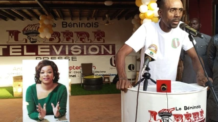 GROUPE DE PRESSE LE BÉNINOIS LIBÉRÉ À PARAKOU : Un studio dénommé Reckya Madougou inauguré