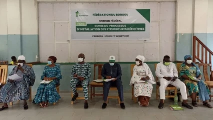 JOURNEE FEDERALE DU BLOC REPUBLICAIN DANS LE BORGOU : Le processus d&rsquo;installation des structures définitives du Br lancé . Pari gagné pour le Coordonnateur départemental Adam Bagoudou