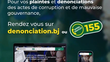 LUTTE CONTRE LA CORRUPTION AU BÉNIN : Une plateforme et un numéro vert disponibles pour les plaintes