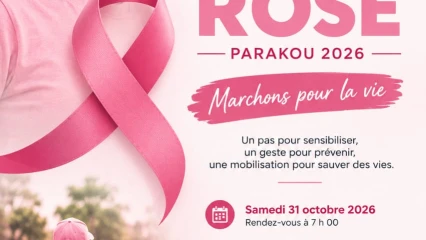 Marche de sensibilisation contre le cancer du sein: Parakou se mobilise pour Octobre Rose le samedi 31 octobre