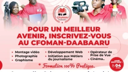 METIERS DE L&rsquo;AUDIOVISUEL ET DU NUMERIQUE : Voici pourquoi se faire former au Cfoman-Daabaaru