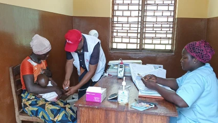 MSF accueille sa première patiente au Centre de Santé de Tanongou