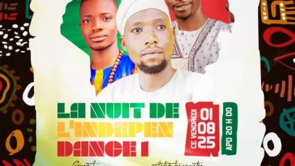 Nuit de l'indépendance à Parakou: vivez une soirée festive le vendredi 1er août 2025 au Bar-Restaurant Anyãaga