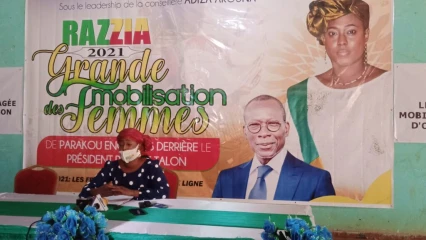 PARAKOU  : Adiza Arouna rend compte de la visite du président Talon aux femmes