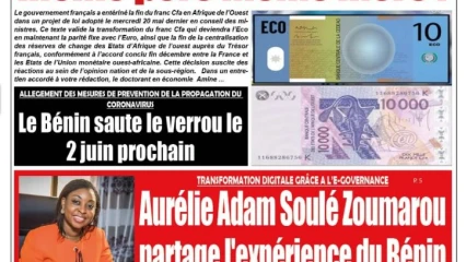 Parution du jeudi 28 mai 2020