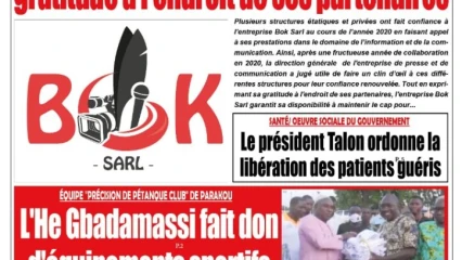 Parution du lundi 04 janvier 2020