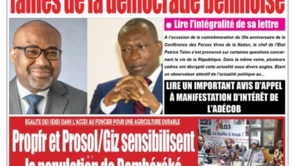 Parution du lundi 09 mars 2020