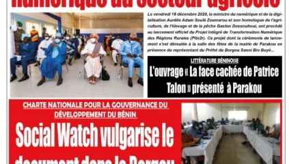 Parution du lundi 21 décembre 2020