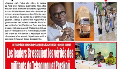 Parution du mardi 26 décembre 2023