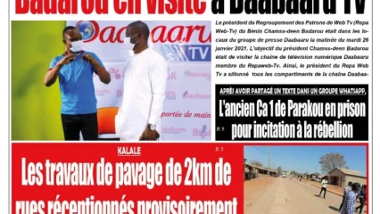 Parution du mercredi 27janvier 2021