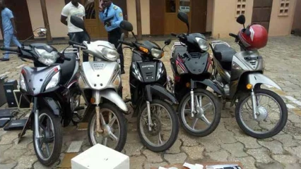 PORTO-NOVO : 22 motocyclettes interceptées pour non port de casques