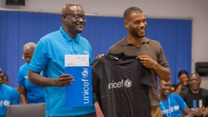 Pour la promotion des droits de l&rsquo;enfant: Steve Mounié nommé Champion Unicef Bénin 