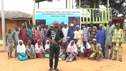 POUR LA SAUVEGARDE DU PATRIMOINE GRIOTIQUE AU BÉNIN, : L&rsquo; artiste griot Séidou Barassounon instaure le Renagrib