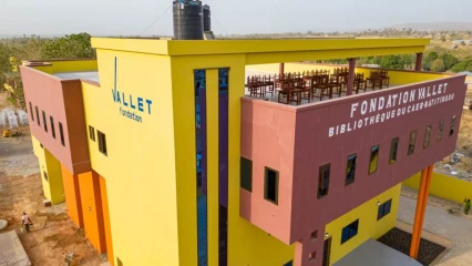 Pour répondre à la soif de connaissance des abonnés du caeb natitingou: la fondation vallet inaugure une nouvelle Bibliothèque r+2