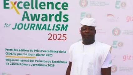 Prix d'excellence de la Cedeao pour le journalisme 2025: Serge Fanou de Banigansé Fm récompensé