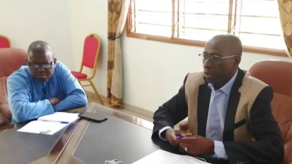 PROJET DE DEVELOPPEMENT DES INFRASTRUCTURES ECONOMIQUES ET MARCHANDES A PEHUNCO : Le maire Orou Maré reçoit le nouveau patron Marcel Krabbendam