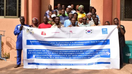 Promotion de la cohésion sociale à Matéri, Cobly, Boukombé, Tanguiéta et Toucoutouna: le Pnud met en place des pools de messagers de paix